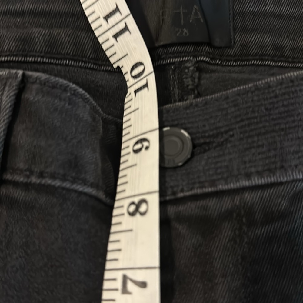 RtA Kiki Kick Flare Cropped Jeans 28 - Picture 12 of 14